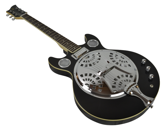 Bryce Resonator Guitar with Electronic Pickup Electric Guitars
